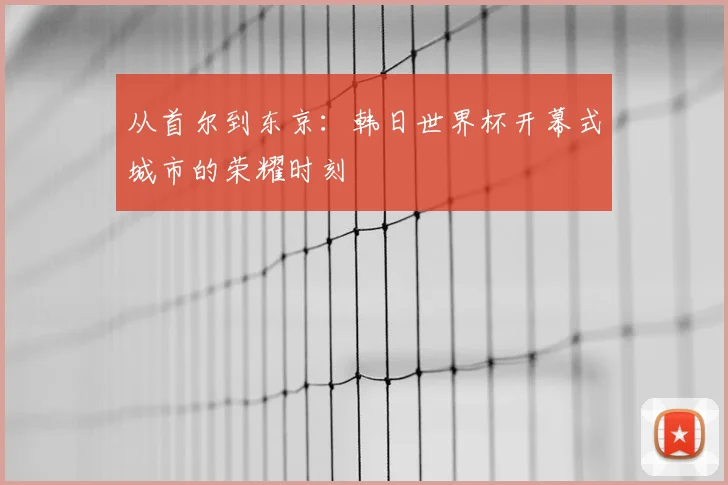 从首尔到东京：韩日世界杯开幕式城市的荣耀时刻
